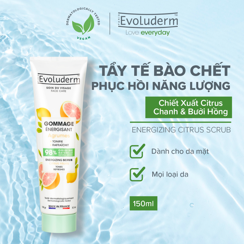 Tẩy tế bào chết dành cho măt Evoluderm 150ml