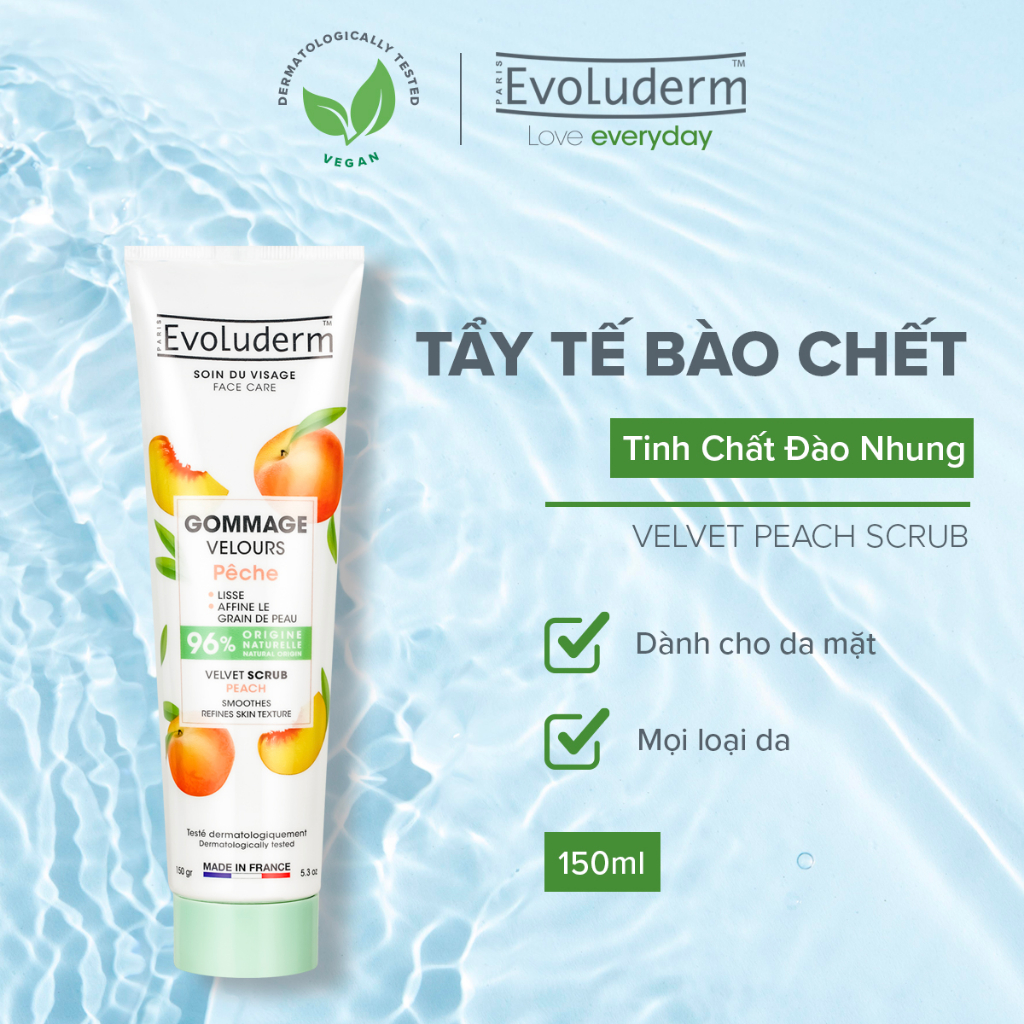 Tẩy tế bào chết dành cho măt Evoluderm 150ml