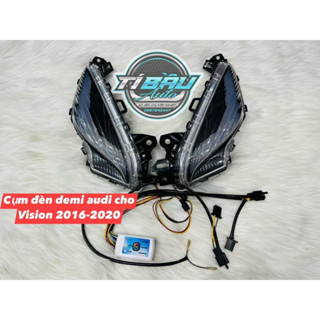 Cụm đèn demi độ sẵn audi cho Vision 2016 - 2020 ( ghim giắc như zin)