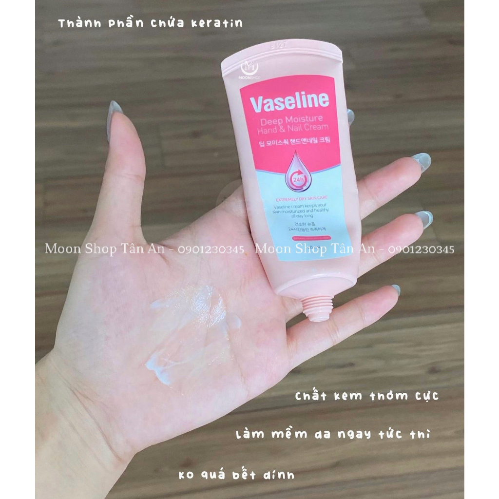 KEM DƯỠNG DA TAY & MÓNG ẨM MỊN VASELINE HAND & NAIL DEEP MOISTURE CREAM 60ML
