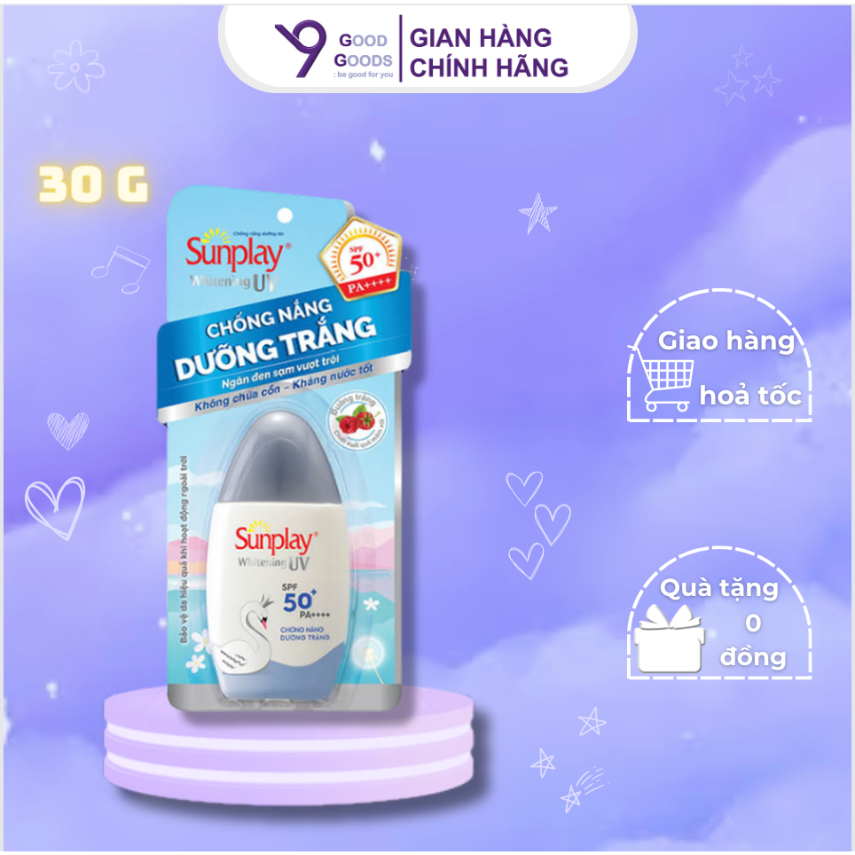 Sữa chống nắng dưỡng da trắng đẹp Sunplay Whitening UV SPF 50+ PA++++ 30g