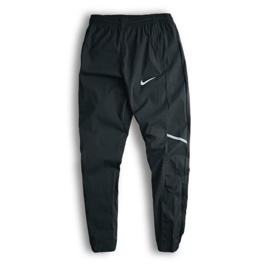 Quần thun thể thao nam tập gym lưng thun dây rút ống quần khóa kéo vải Xi dù 3 màu - NK