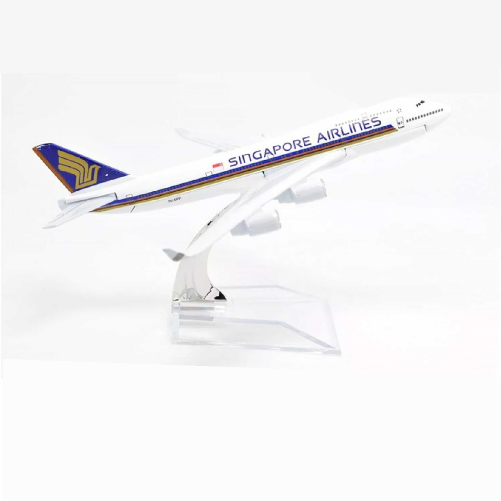 Mô hình máy bay Singapore Airlines Boeing B777 16cm MB16072