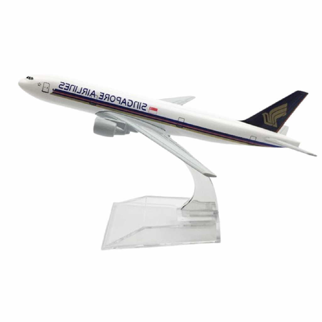 Mô hình máy bay Singapore Airlines Boeing B777 16cm MB16072