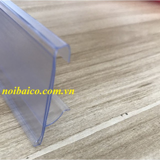 [THANH LÝ HÀNG TỒN KHO] Thanh nẹp móc chữ C dài 1.2m Nẹp nhựa siêu thị. LH: 0911035691