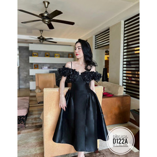 Bigsize Đầm  hoa phối D122A