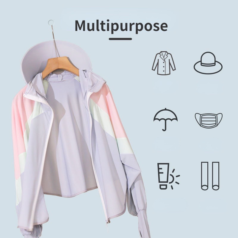 ÁO KHOÁC CÁNH DƠI CHỐNG TIA UV VÀNH RỘNG, VẢI LỤA MÁT