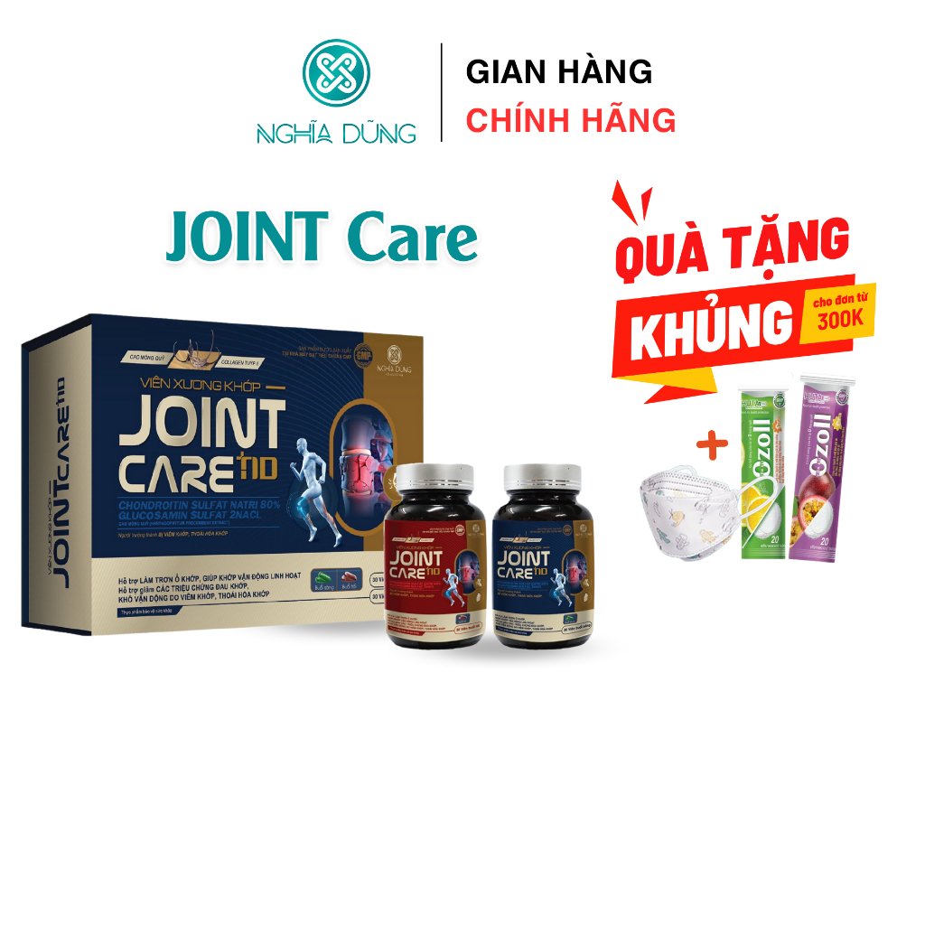 Viên Xương khớp JointCare NGHĨA DŨNG   hỗ trợ bổ sung dưỡng chất cho khớp.
