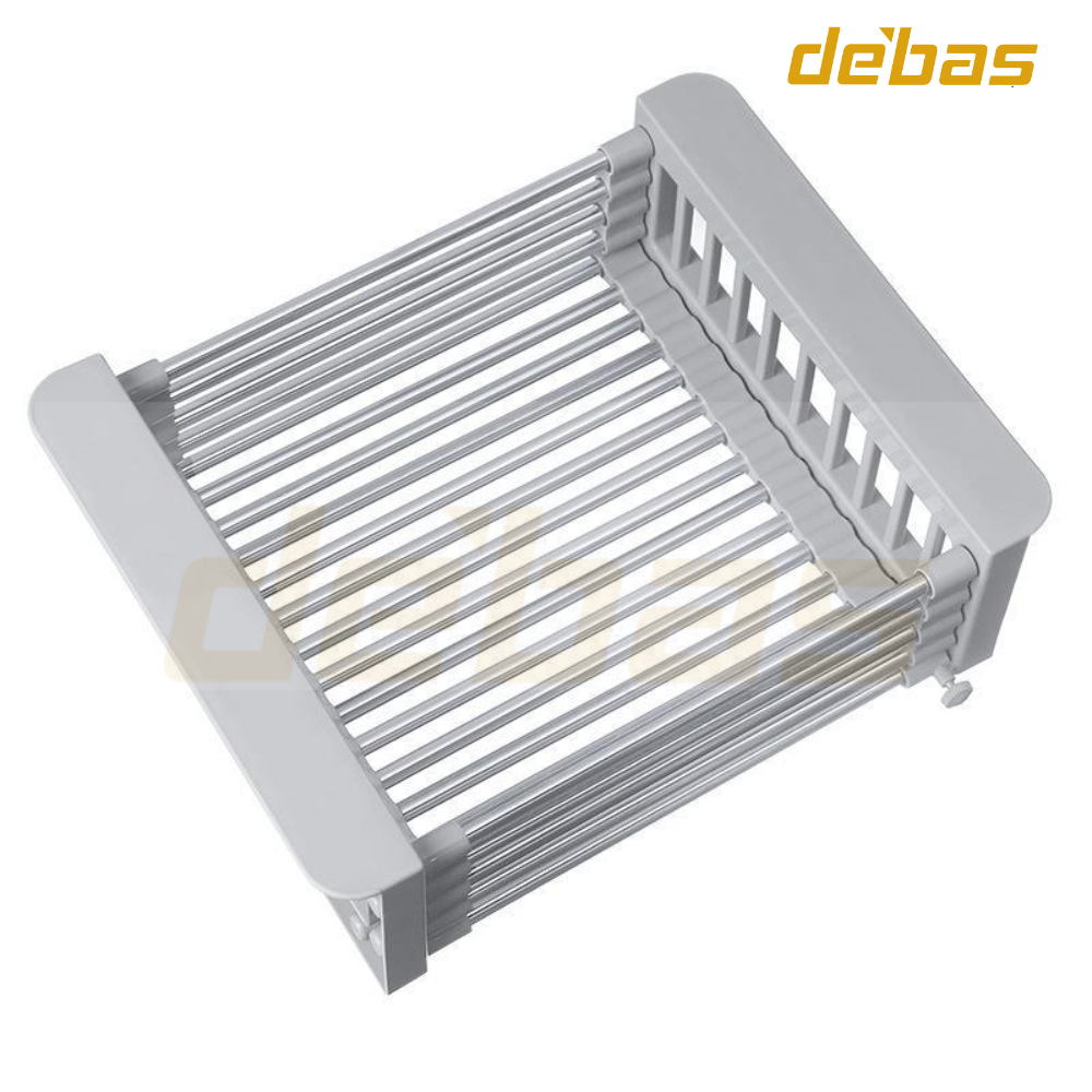 Rổ gác bồn rửa chén bát khay đa năng để chậu rửa rổ kệ đa năng kéo dãn chính hãng Debas