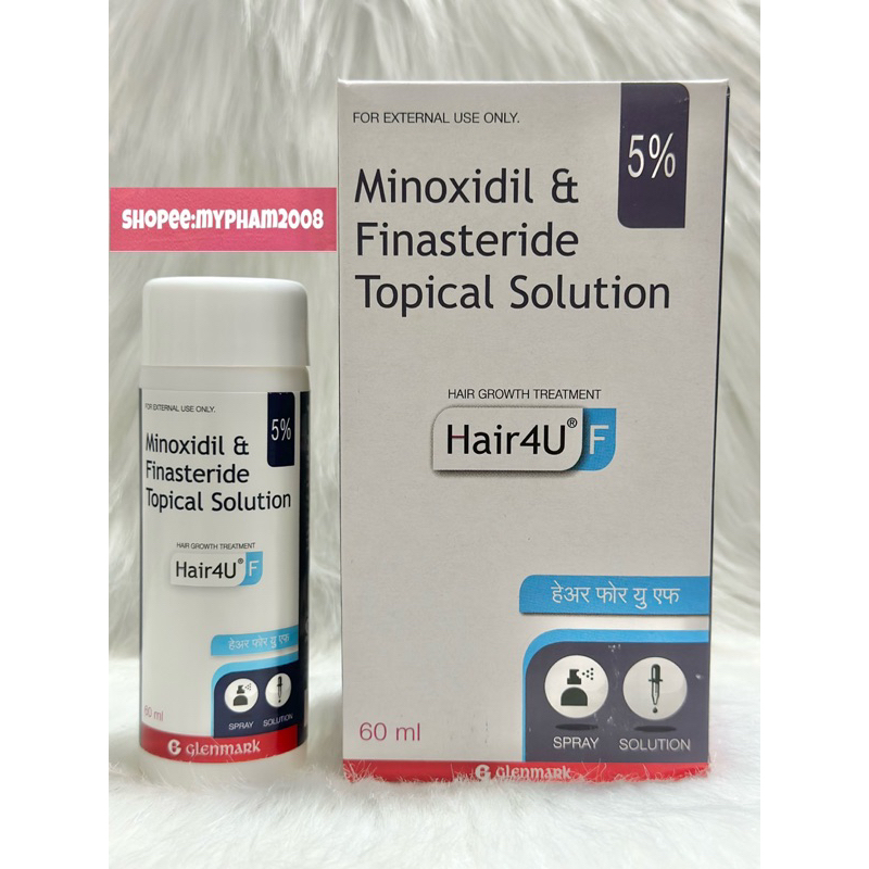 Mọc Tóc Hair 4U PRO 5% Minoxidil Finasteride Topical solution 60ml.