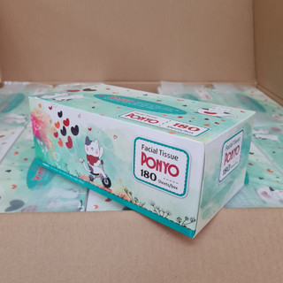 COMBO (8 HỘP) KHĂN GIẤY LỤA RÚT PONYO 180 TỜ