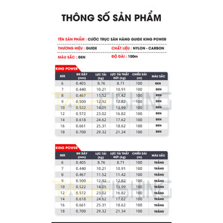 Trục Săn Hàng Guide Kingpower 100m