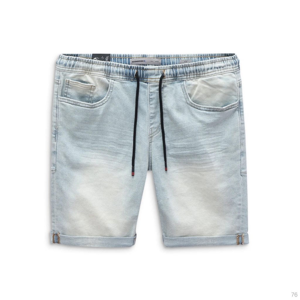 Quần Short Jeans Nam ICONDENIM Slimfit Lưng Thun QSID0076