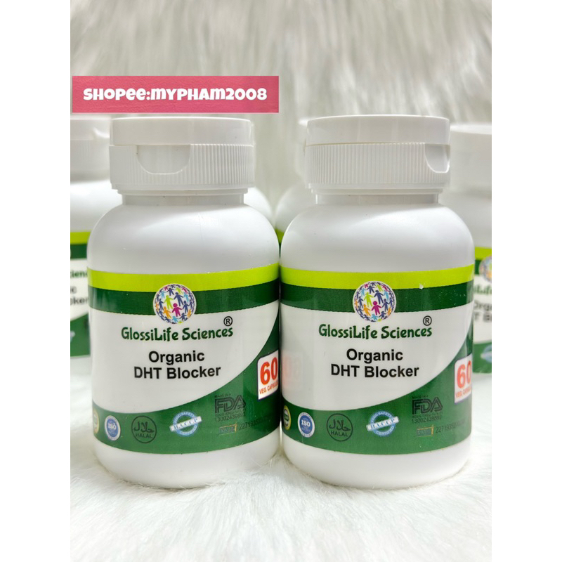 Viên uống Mọc Tóc , Ngăn Rụng Tóc ,Giảm Nhờn Da Đầu , DHT Blocker Organic 60 viên .