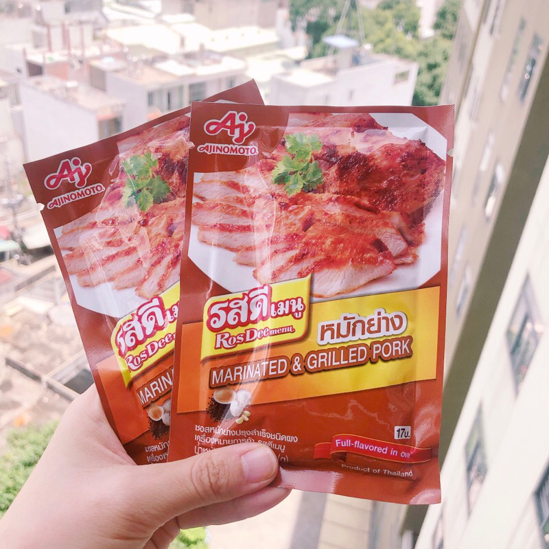 Gia vị thịt heo nướng Ajnomoto Thái Lan 60 gram