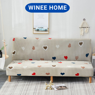 Vỏ bọc sofa giường, ga bọc ghế sofa bed 160-190 không tay vải thun mỏng mịn co giãn
