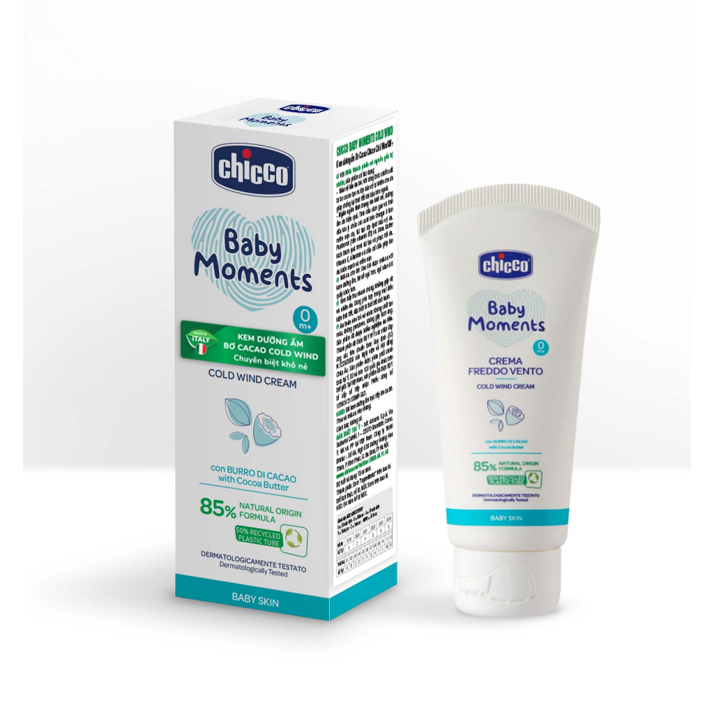 Kem dưỡng ẩm Bơ Cacao Chicco Cold Wind 0M+ 50ml