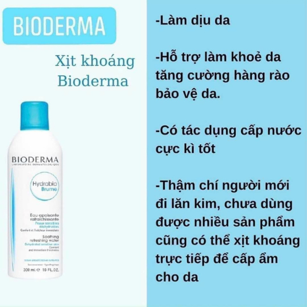 Xịt Khoáng Bioderma Hydrabio Brume Soothing Refreshing Dành Cho Da Nhạy Cảm | BigBuy360 - bigbuy360.vn