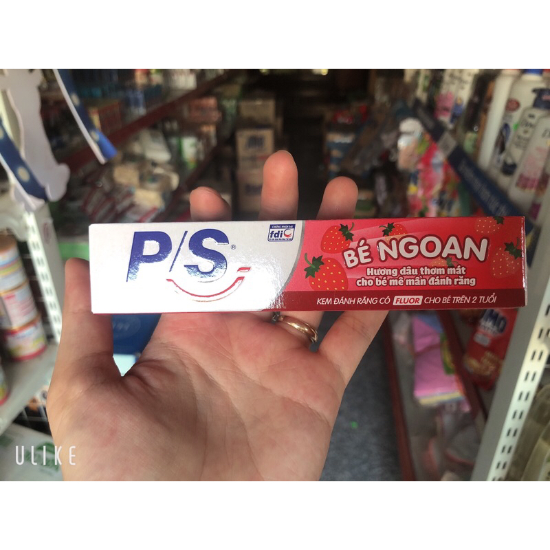 Kem đánh răng PS cho bé 2 tuổi trở lên