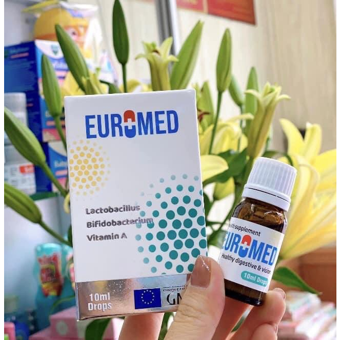 Men Vi Sinh EuroMed 10ml - Bổ sung lợi khuẩn cho đường ruột, giảm rối loạn tiêu hóa cho người lớn và trẻ
