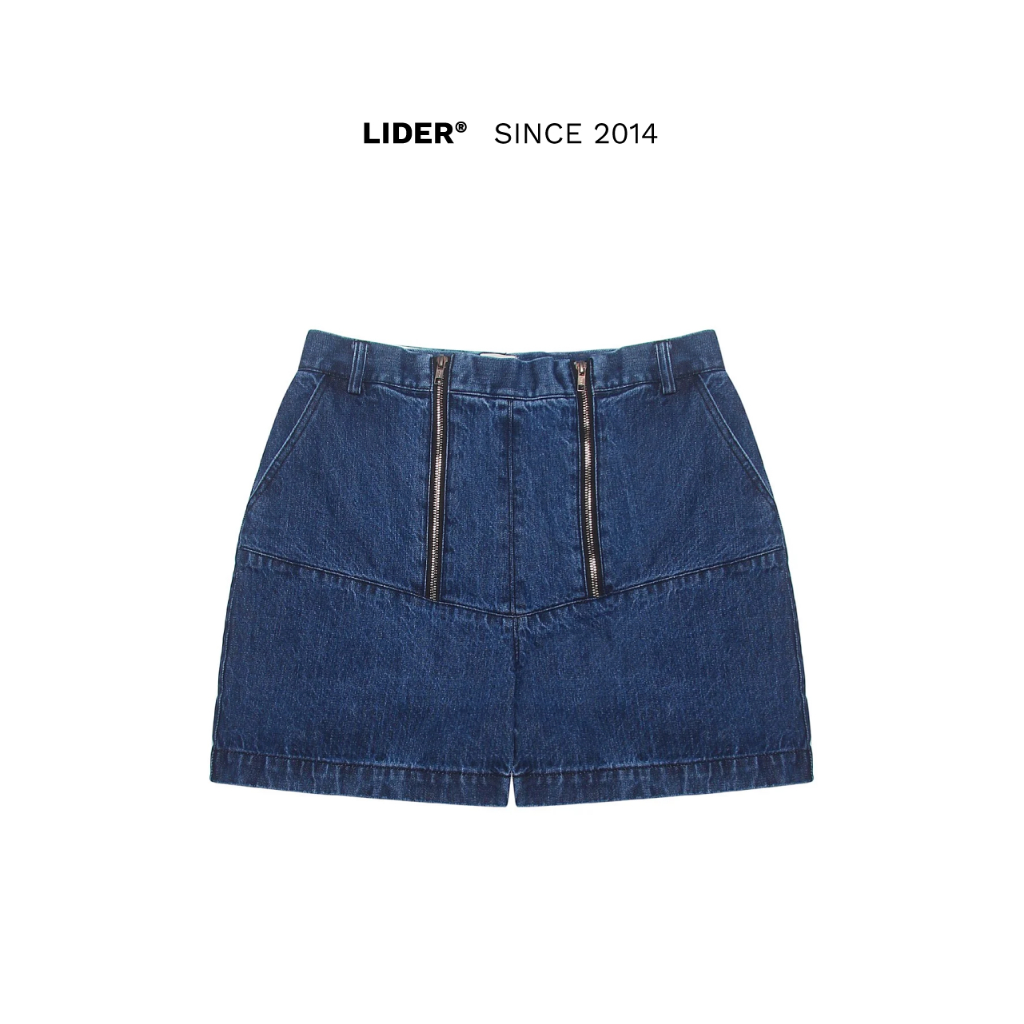 QUẦN ĐÙI LIDER 2-SHOT DENIM SHORTS - Dark Blue