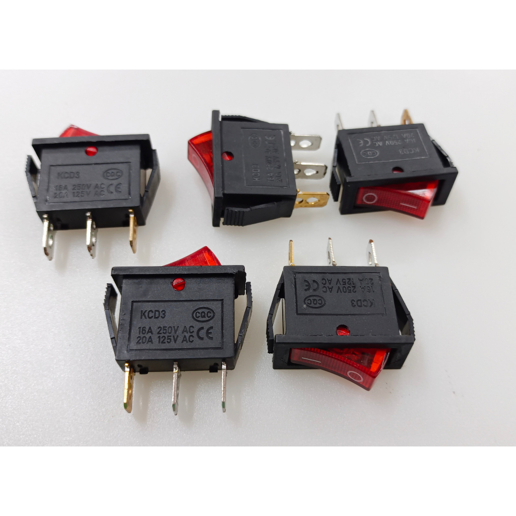Combo 5 công tắc KCD3  -16A/250v (Lioa)