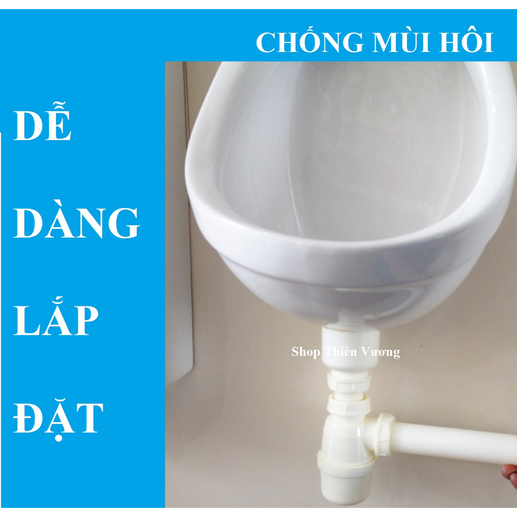 Xả đáy bồn tiểu nam, loại âm tường