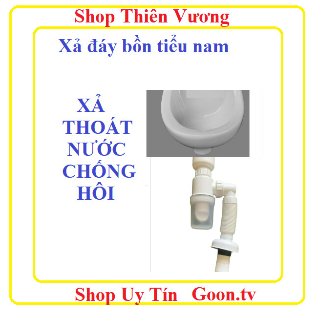 Xả thoát nước đáy bồn tiểu nam