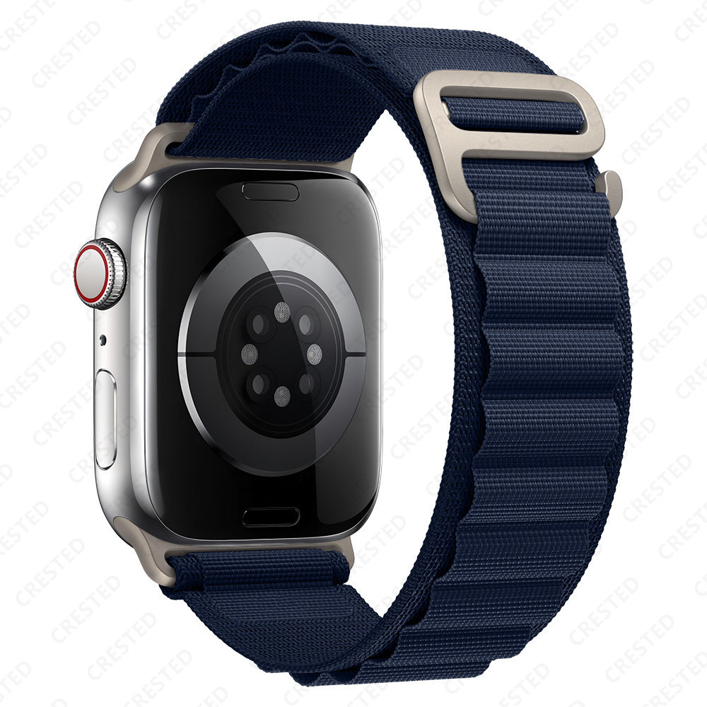 Dây Đeo Vải Nylon Nilon Cho Đồng Hồ AW iWatch Series 8 7 6 5 4 3 2 1 SE H10 H11 H12 Ultra Hello Watch 2 49mm SWA DAW01