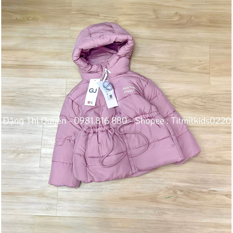 Áo phao GJ bé gái dư xịn 3-9y