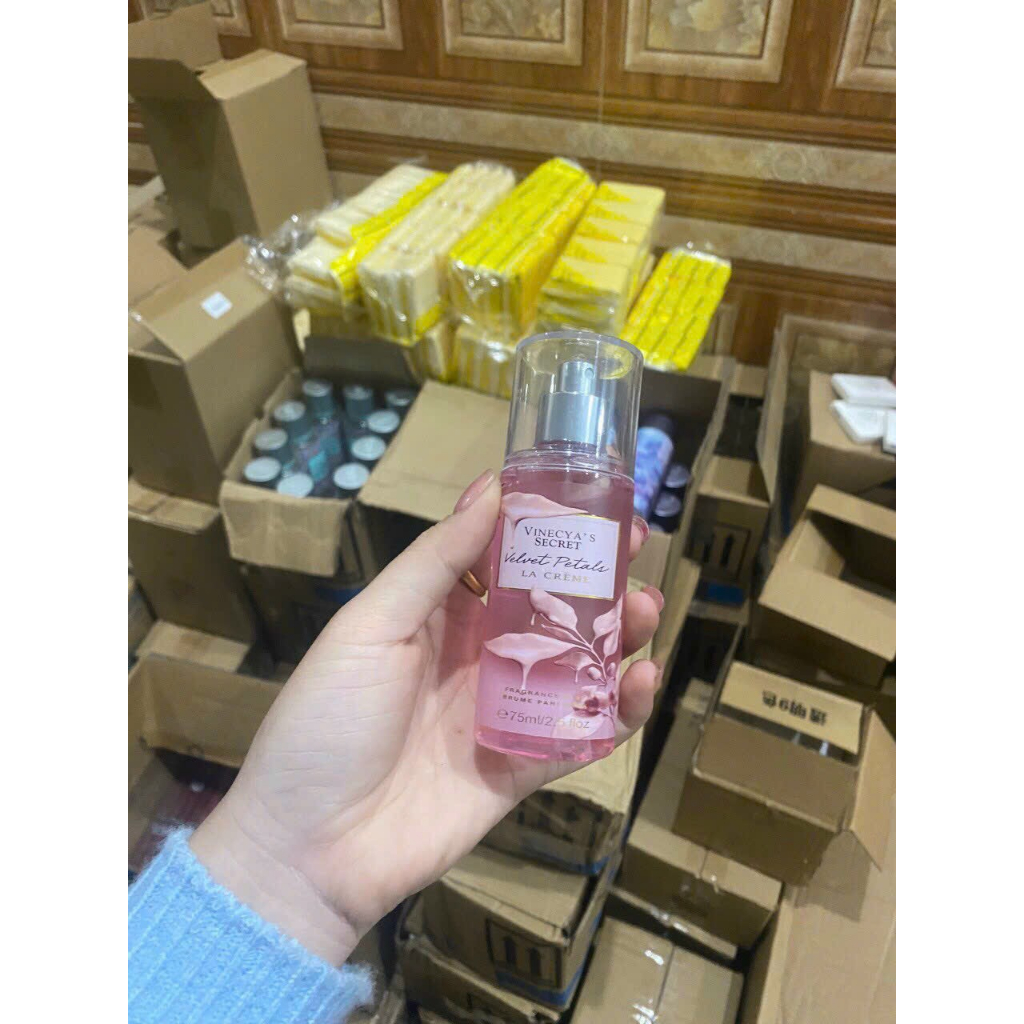 Xịt thơm body chai 75ml cực thơm dai- cực xinh bản trung