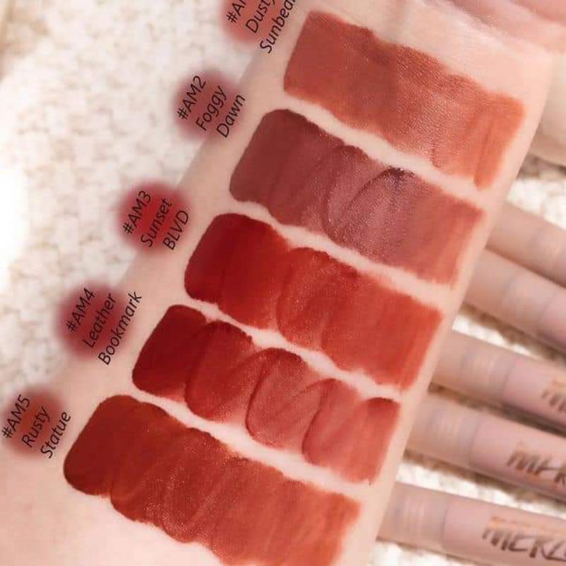 Son kem Merzy Academia đủ màu Am1 AM2 Am3 Am4 Am5 Am6