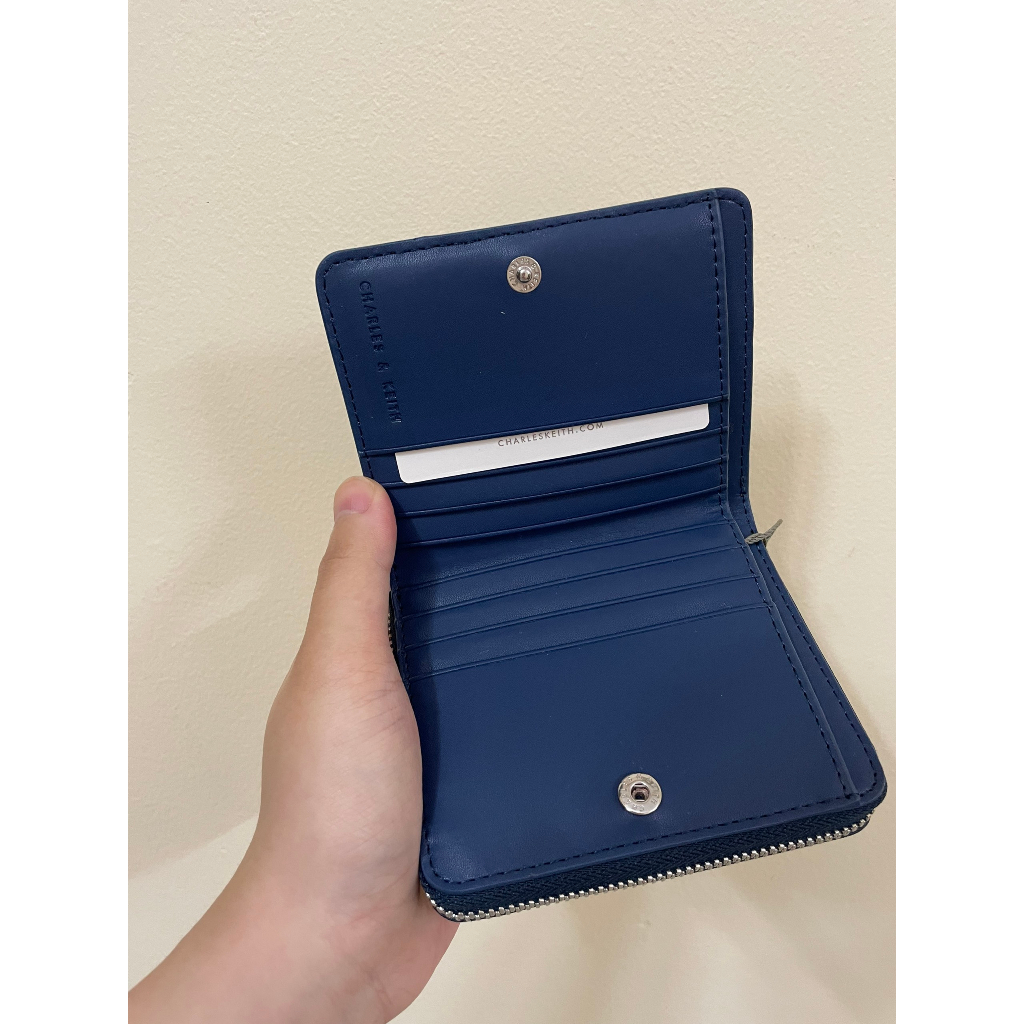 Ví denim viền tương phản CNKeith  chính hãng