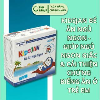 THỰC PHẨM CHỨC NĂN - KIDSJAN BÉ ĂN NGỦ NGON - GIÚP NGỦ NGON GIẤC & CẢI THIỆN CHỨNG BIẾNG ĂN Ở TRẺ EM