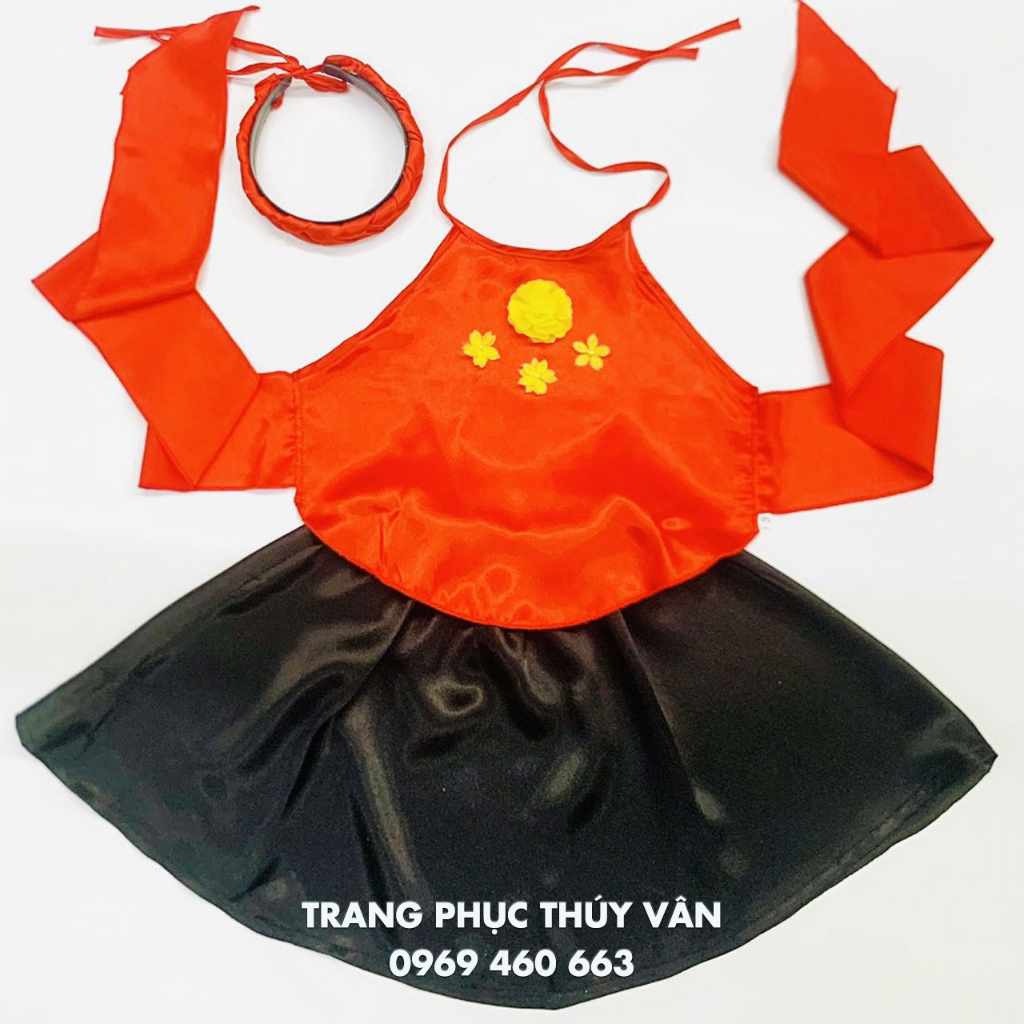 🍄 Yếm Đào Trẻ Em - Người Lớn. Yếm Váy Cho Bé Mầm Non, Tiểu Học, Trung Hoc và Cô Giáo Mầm Non