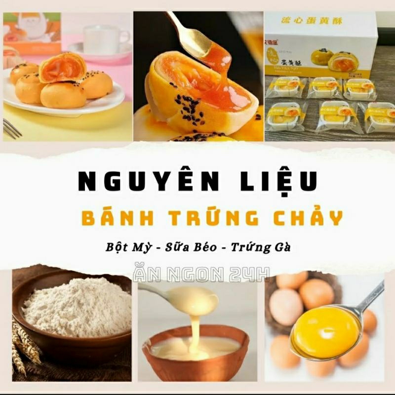 Thùng 2,5 Kg Bánh Lava Trứng Chảy Ngàn Lớp Nhân Trứng Muối Tan Chảy