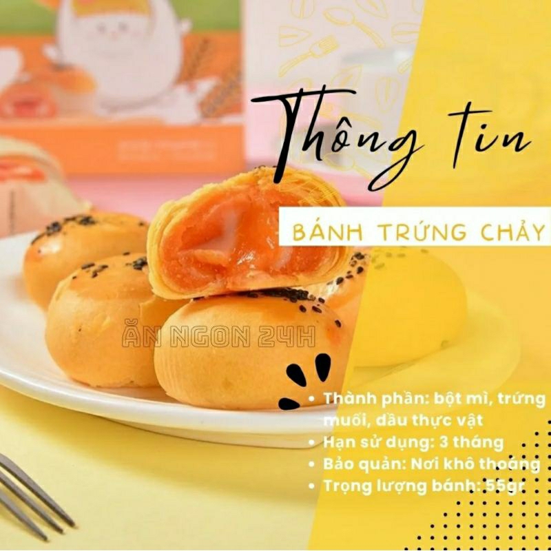 Thùng 2,5 Kg Bánh Lava Trứng Chảy Ngàn Lớp Nhân Trứng Muối Tan Chảy