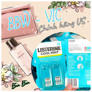 Xịt thơm miệng diệt khuẩn 99% Listerine Cool Mint Pocketmist