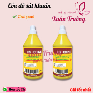 Dung dịch sát khuẩn Povidone Iodine 10% 500ml | Cồn đỏ sát khuẩn Povidone