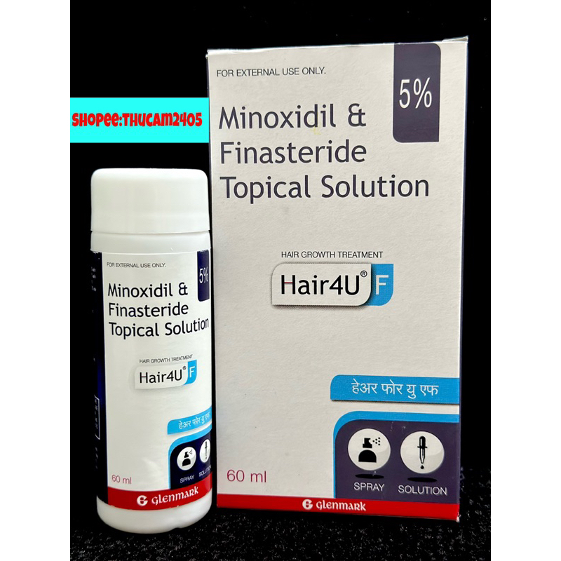 Hair 4U PRO 5% Mọc tóc  Minoxidil Finasteride Topical solution .