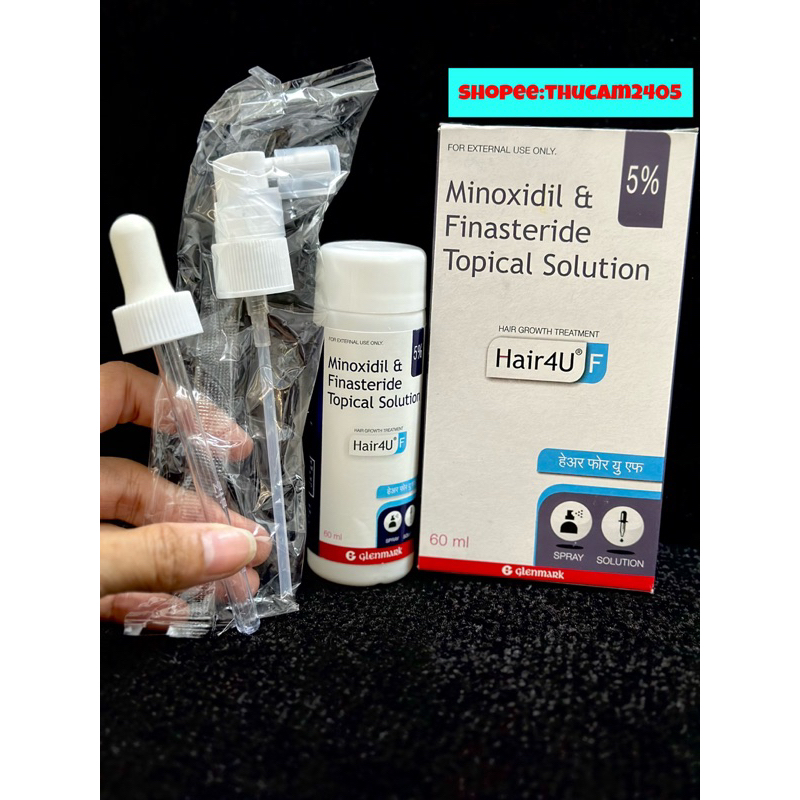 Hair 4U PRO 5% Mọc tóc  Minoxidil Finasteride Topical solution .