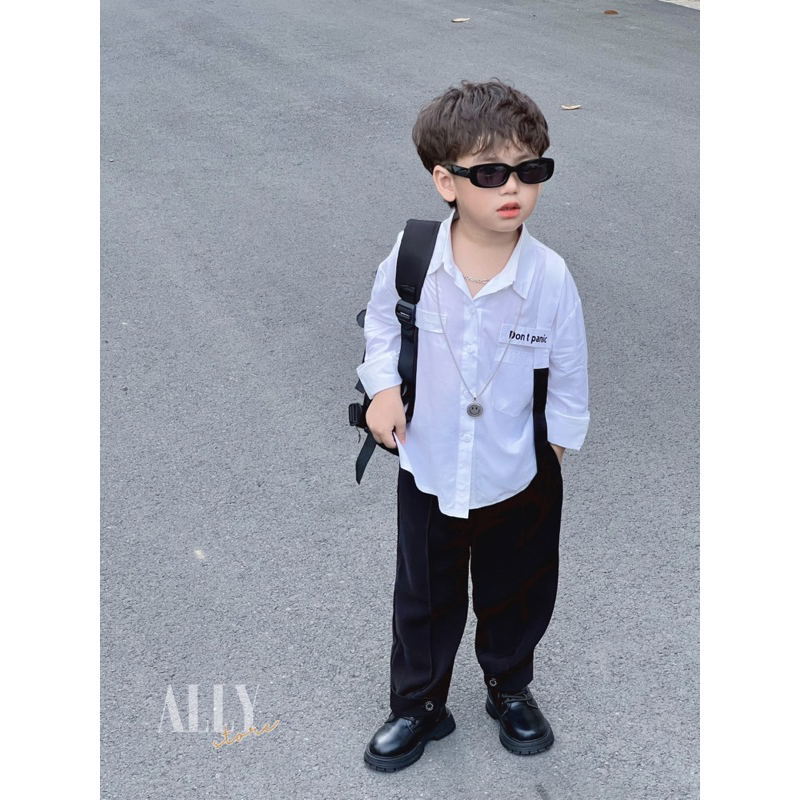 Quần tây kèm đai cho bé mã Q550