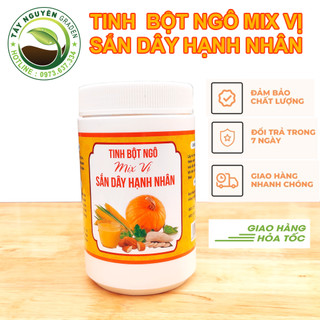 Tinh bột ngô mix vị bột sắn dây hạnh nhân - tinh bột bắp mix vị sắn dây hạnh nhân - Nông sản sạch Tây Nguyên
