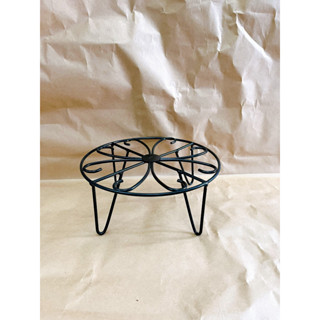 Đế lót tròn kê chậu cây dễ dọn dẹp nền, Chân đế đôn kê tròn lót chậu kiểng, chịu lực tốt, bằng sắt sơn tĩnh điện