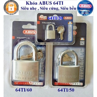Ổ khóa siêu nhẹ abus titalium 64ti
