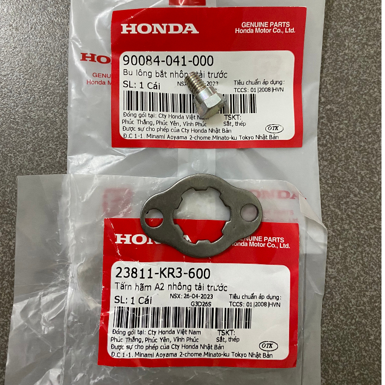 đệm khóa ốc bắt nhông tải trước xe winner v1 v2 v3 23811KR3600 90084041000