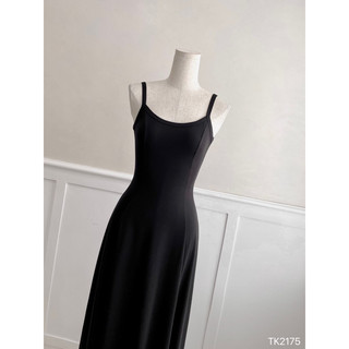 Đầm Thun Maxi Hở Lưng Tùng Xoè