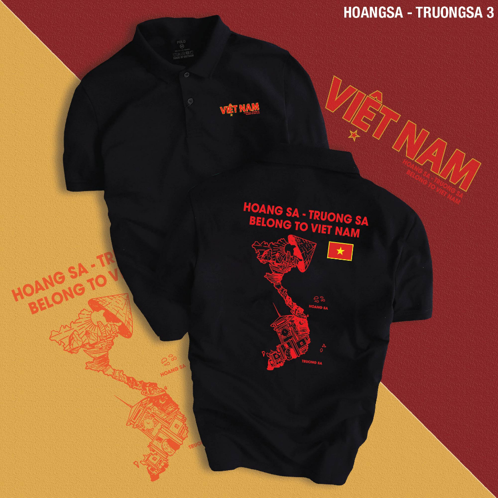 Áo POLO nam nữ Unisex HOANGSA - TRUONGSA chất CVC cá sấu cao cấp, chuẩn form