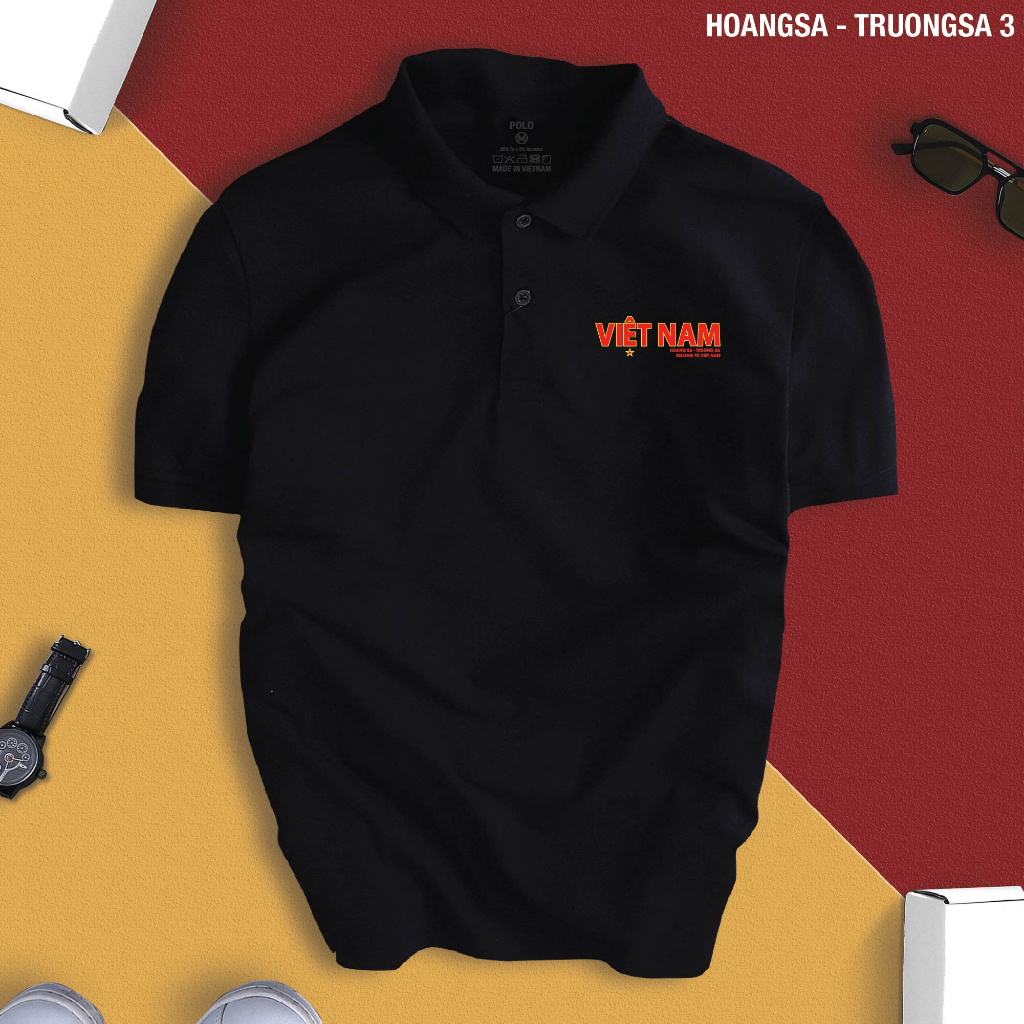 Áo POLO nam nữ Unisex HOANGSA - TRUONGSA chất CVC cá sấu cao cấp, chuẩn form