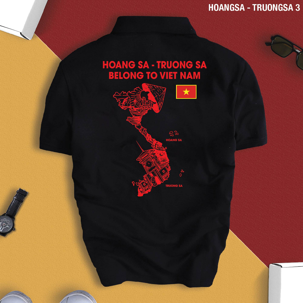 Áo POLO nam nữ Unisex HOANGSA - TRUONGSA chất CVC cá sấu cao cấp, chuẩn form